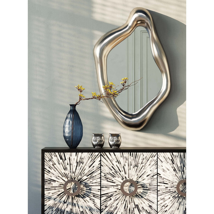 Miroir Hologram argenté Kare Design