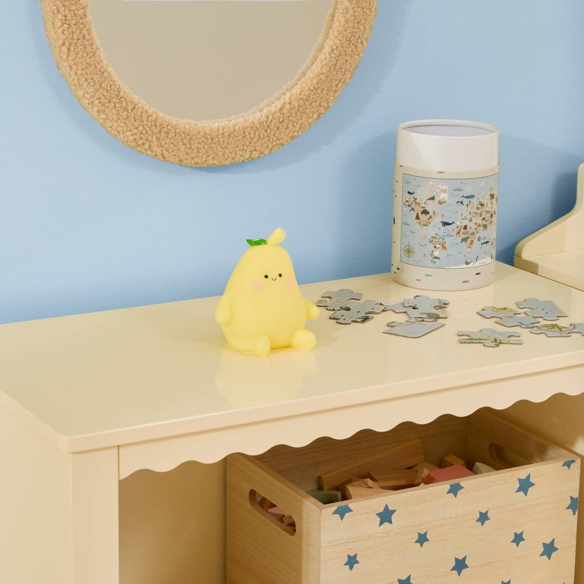 Veilleuse Poire Enfant Fraci Jaune 9,9x9,5x8,8 cm