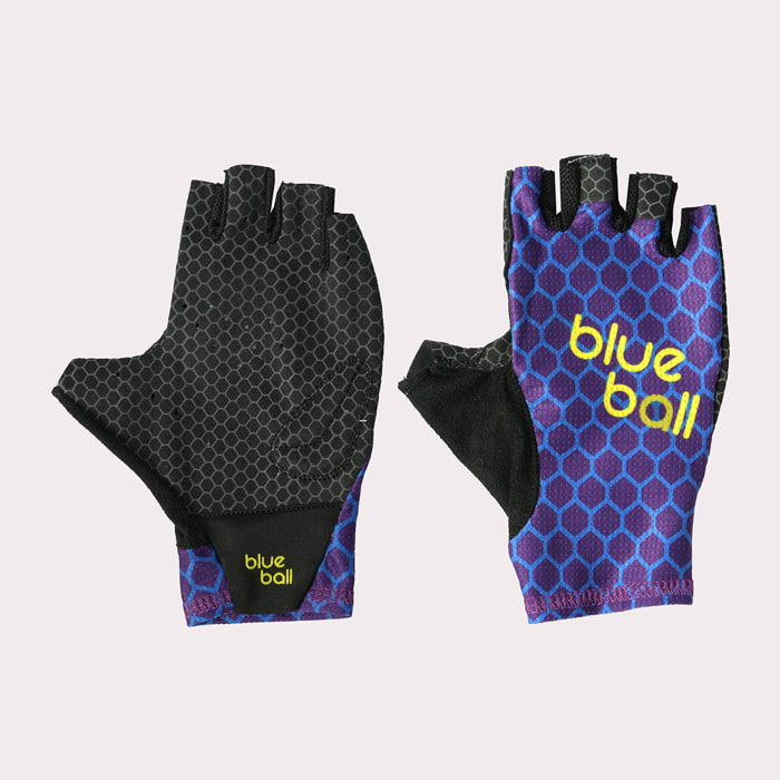 GUANTES BICICLETA CORTOS BLUEBALL EN AZUL