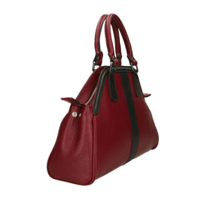 Borsa a mano da donna In Vera pelle Made in Italy 40x24x11 cm