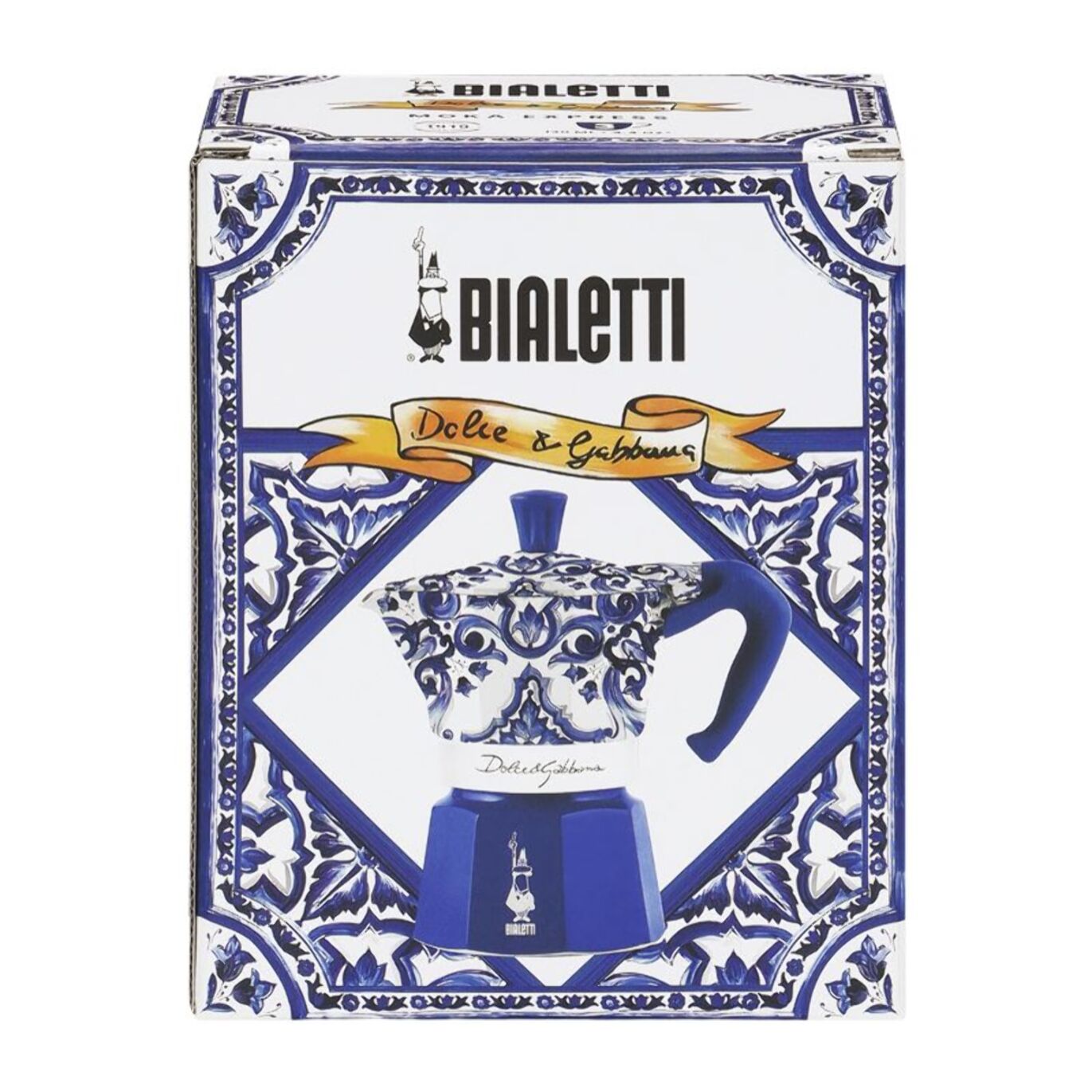 Cafetière italienne BIALETTI Moka Express 3 tasses Collection D&G Blu
