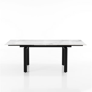 TOMASUCCI Table extensible DEVIN MARBRE BLANC