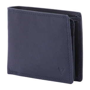 Portafoglio  da uomo In Vera pelle Made in Italy 9,5x12x2,5 cm