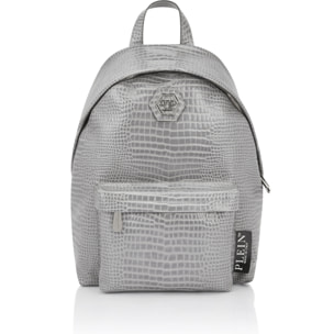 PLEIN SPORT Leather Backpack Cocco