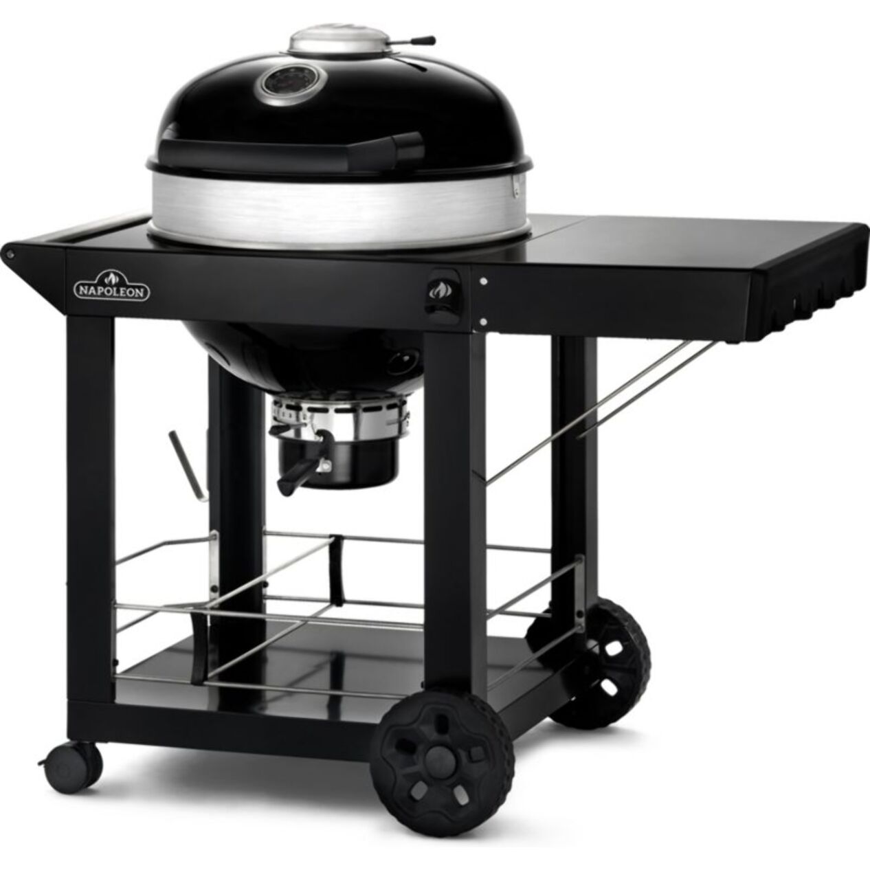 Barbecue charbon NAPOLEON Kettle PRO noir sur chariot 57cm