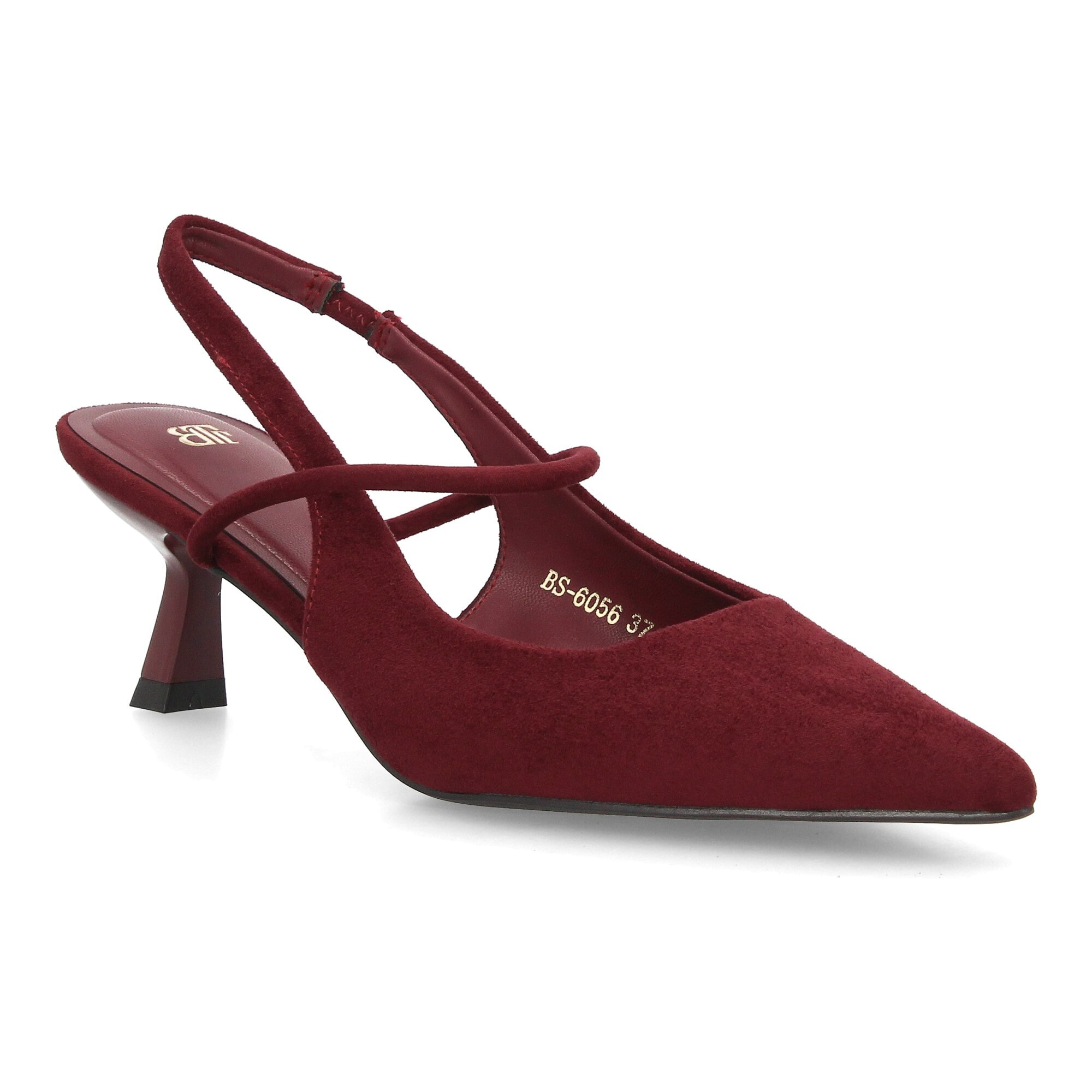 Zapato salon destalonado con tiras