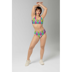 Braga bikini reversible - BANANA POP