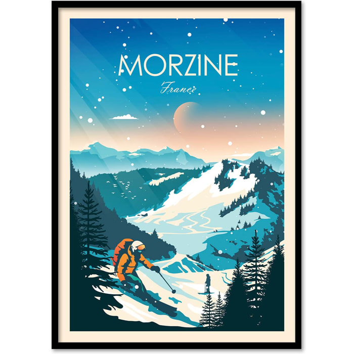Affiche - Morzine France - Studio Inception
