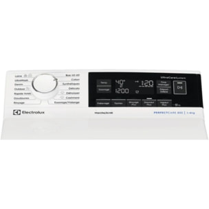 Lave linge top ELECTROLUX EW8T3653BA - 6 kg - 1451 tr/min - Classe A - Moteur induction