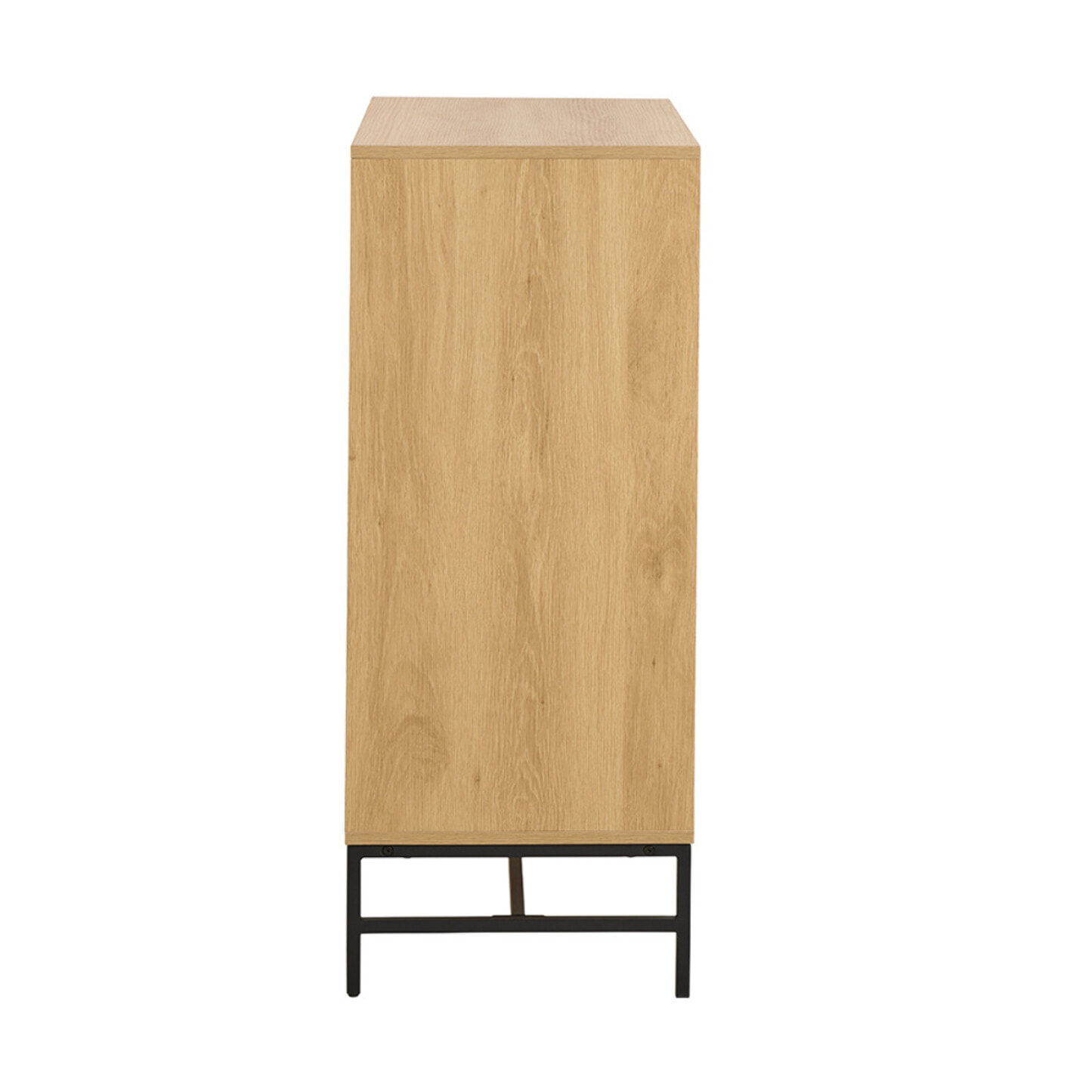 Marc - commode 4 tiroirs - bois - pieds en métal - Bois