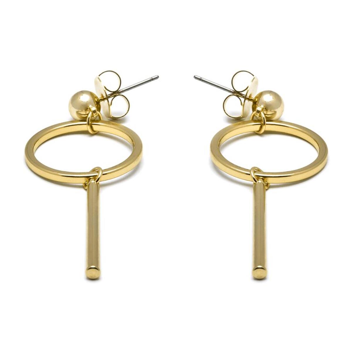 Pendientes Lux by Lux acabados en Oro Amarillo de 18 Kts