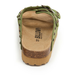 SANDALO CON ZEPPA BILLOWY VERDE