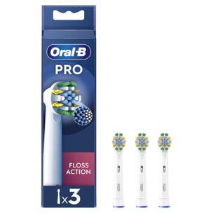 Oral-B Pro Floss Action Brossettes Pour Brosse À Dents, 3 Unités