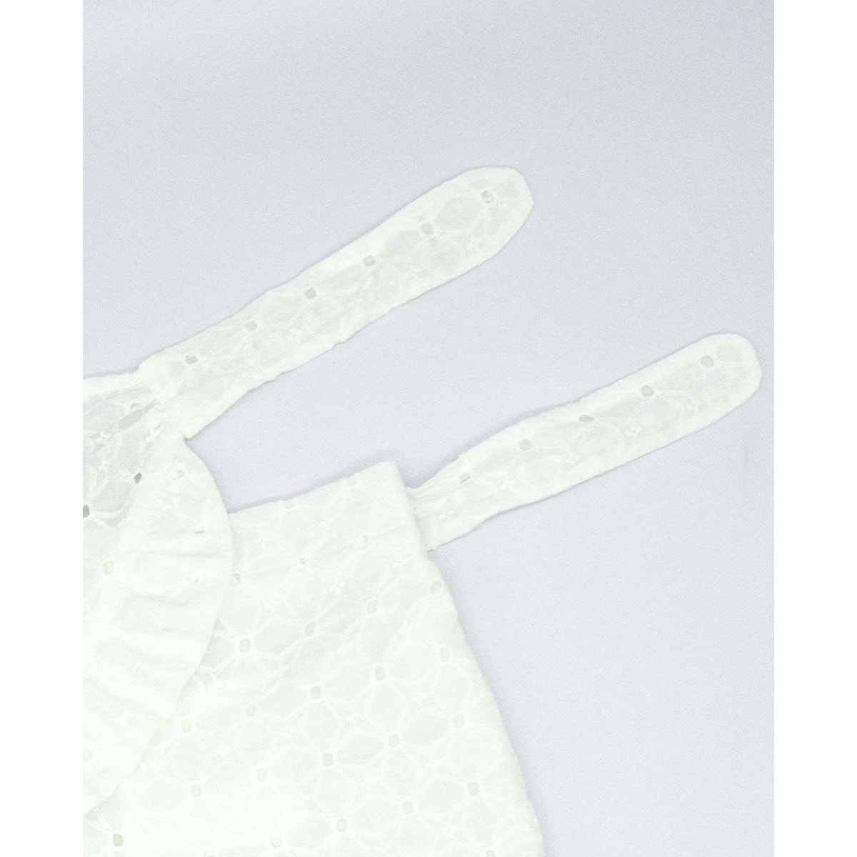 SHORT PAREO CON NUDO BORDADO BLANCO