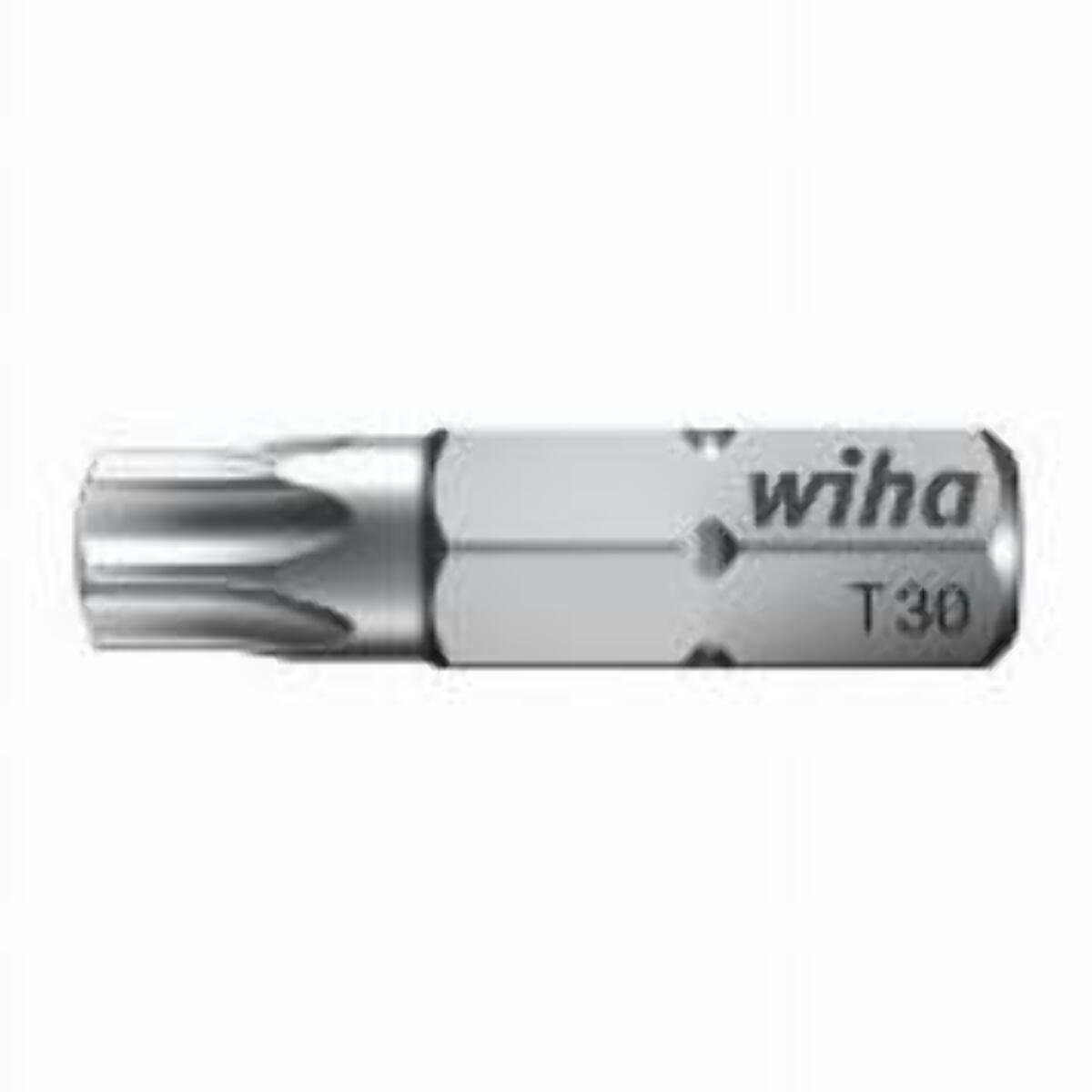 Embout de vissage WIHA Standard - TORX - Boite de 50 embouts - T30 x 25 mm - 08069
