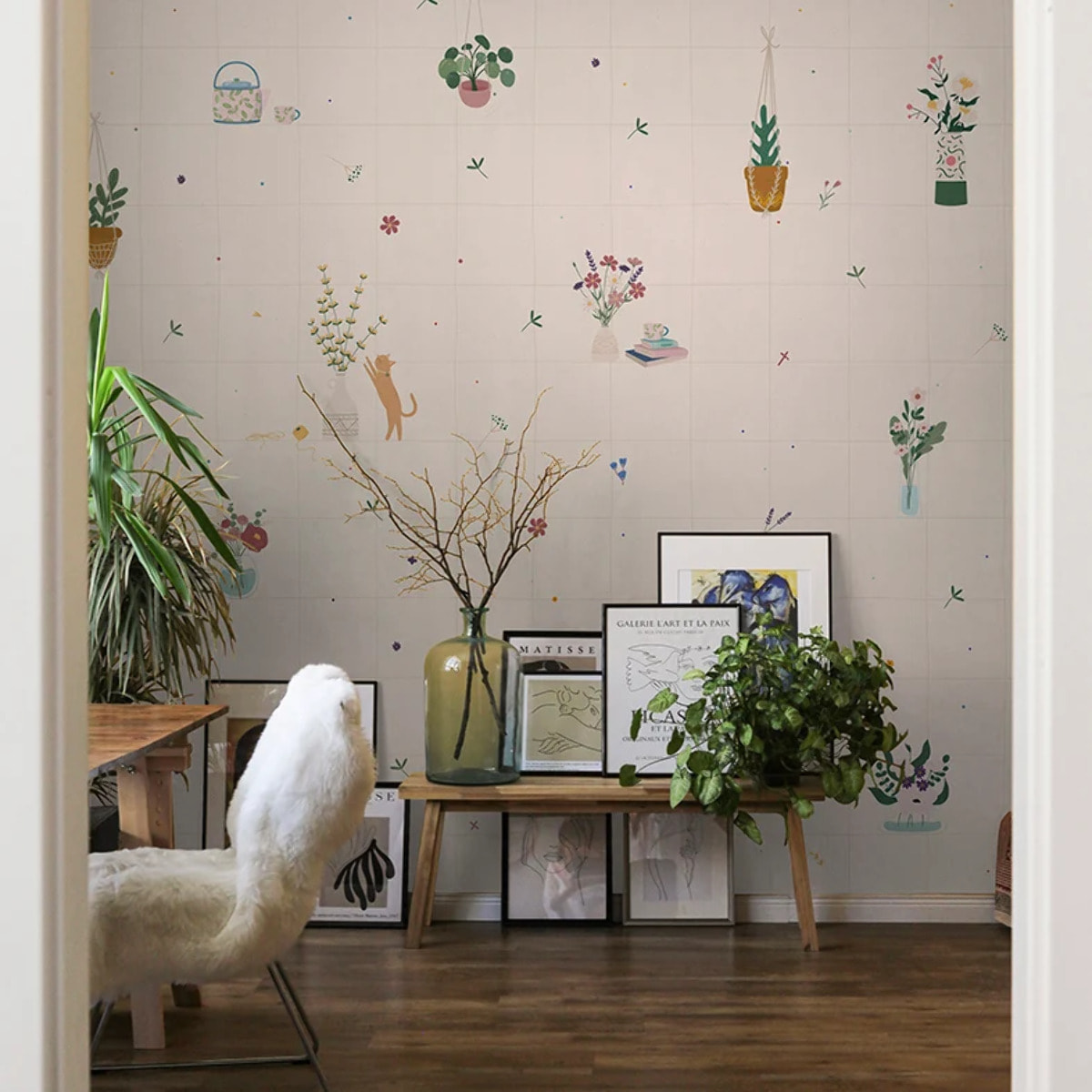 Papier peint panoramique Petits Bouquets