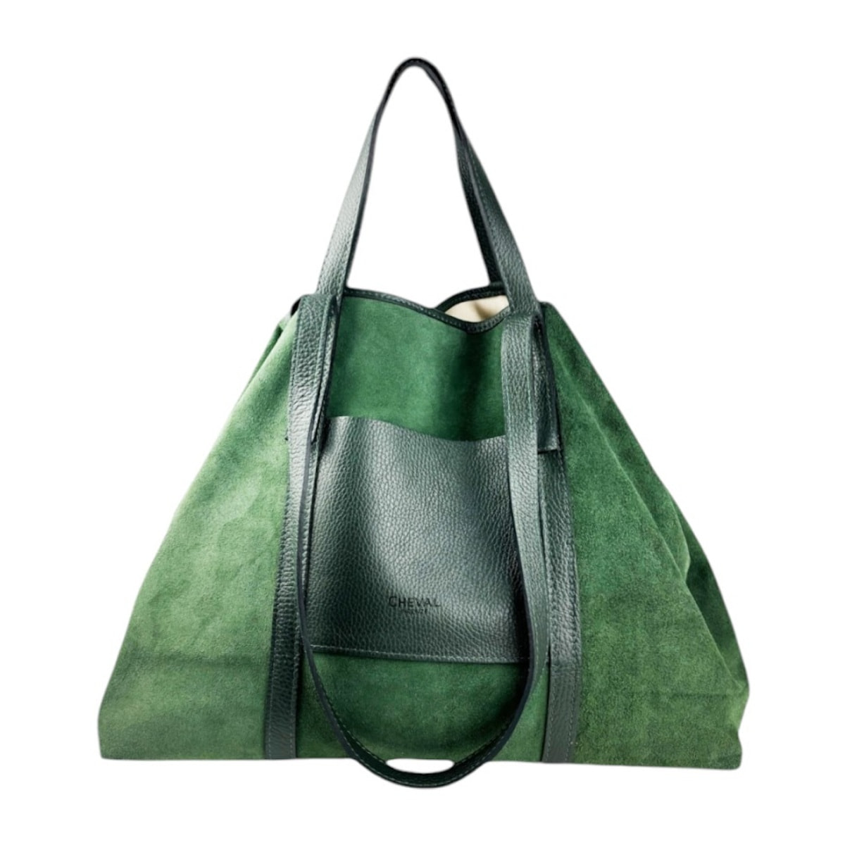 Borsa a spalla Cheval Firenze Formentera F/W Verde Bottiglia