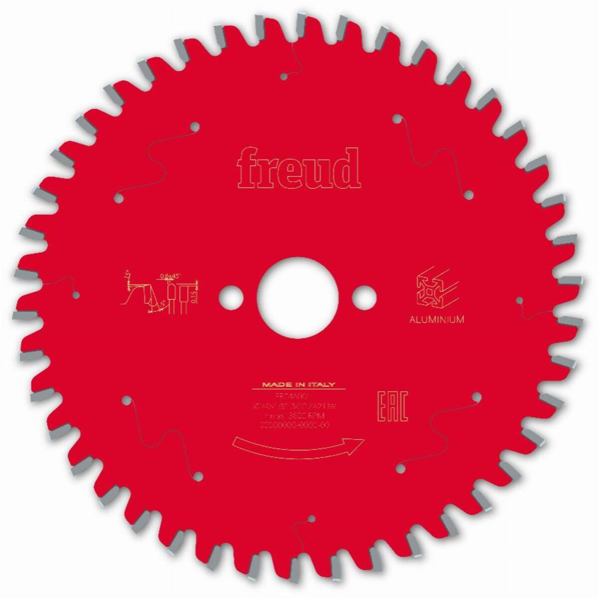 Lame scie circulaire portative filaire/sans fil FREUD - Ø140 1,8/1,3 AL20 Z42 TP -5° - F03FS09806