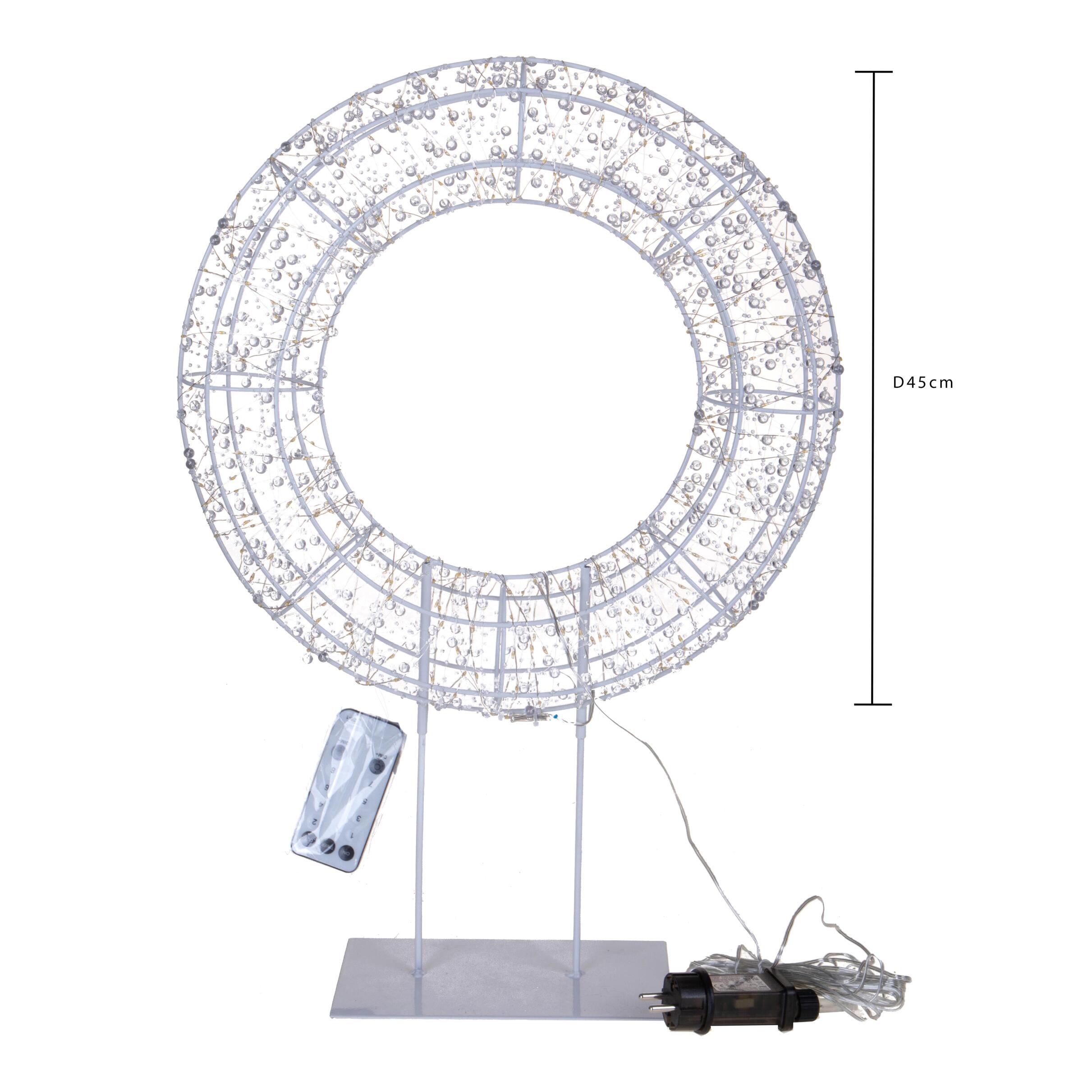 Corona con 400 warm led con base est. - Pezzi 1 - ALTRO - Bianchi Dino SpA