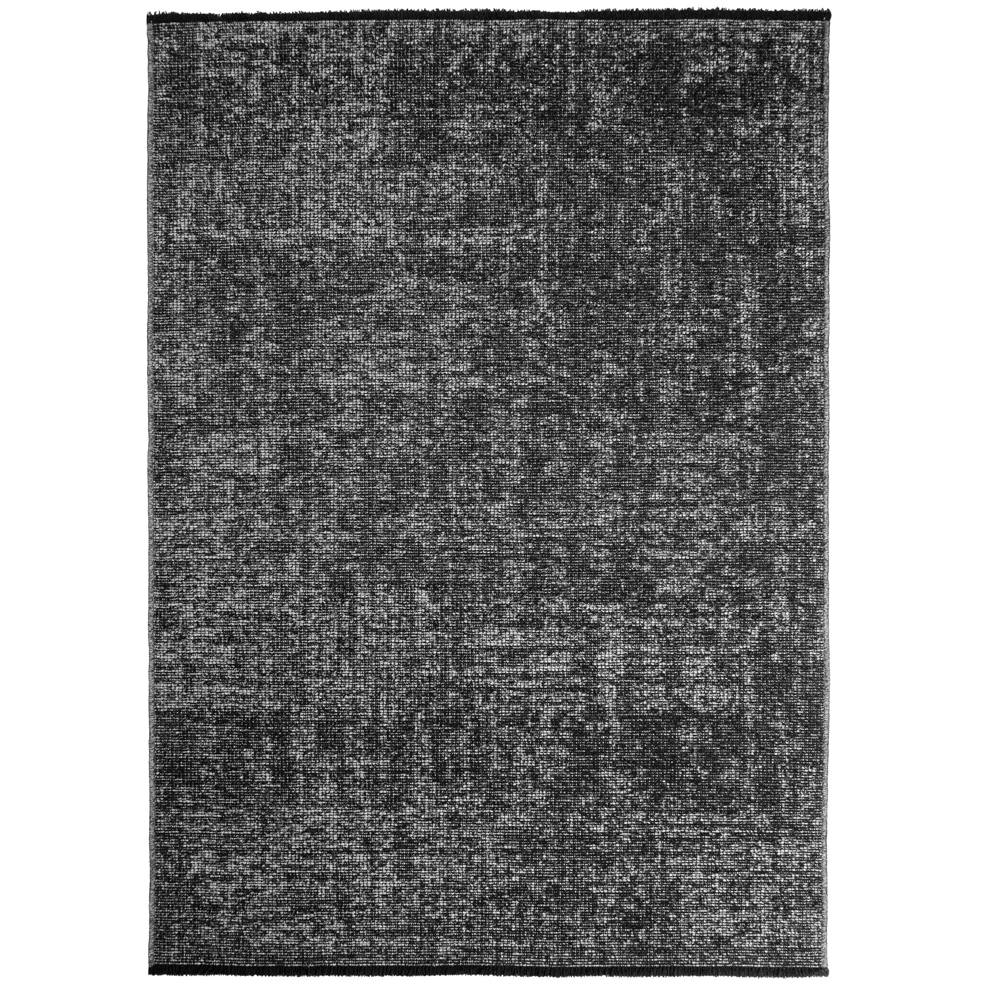 MIRA - Tapis de salon gris au design abstrait