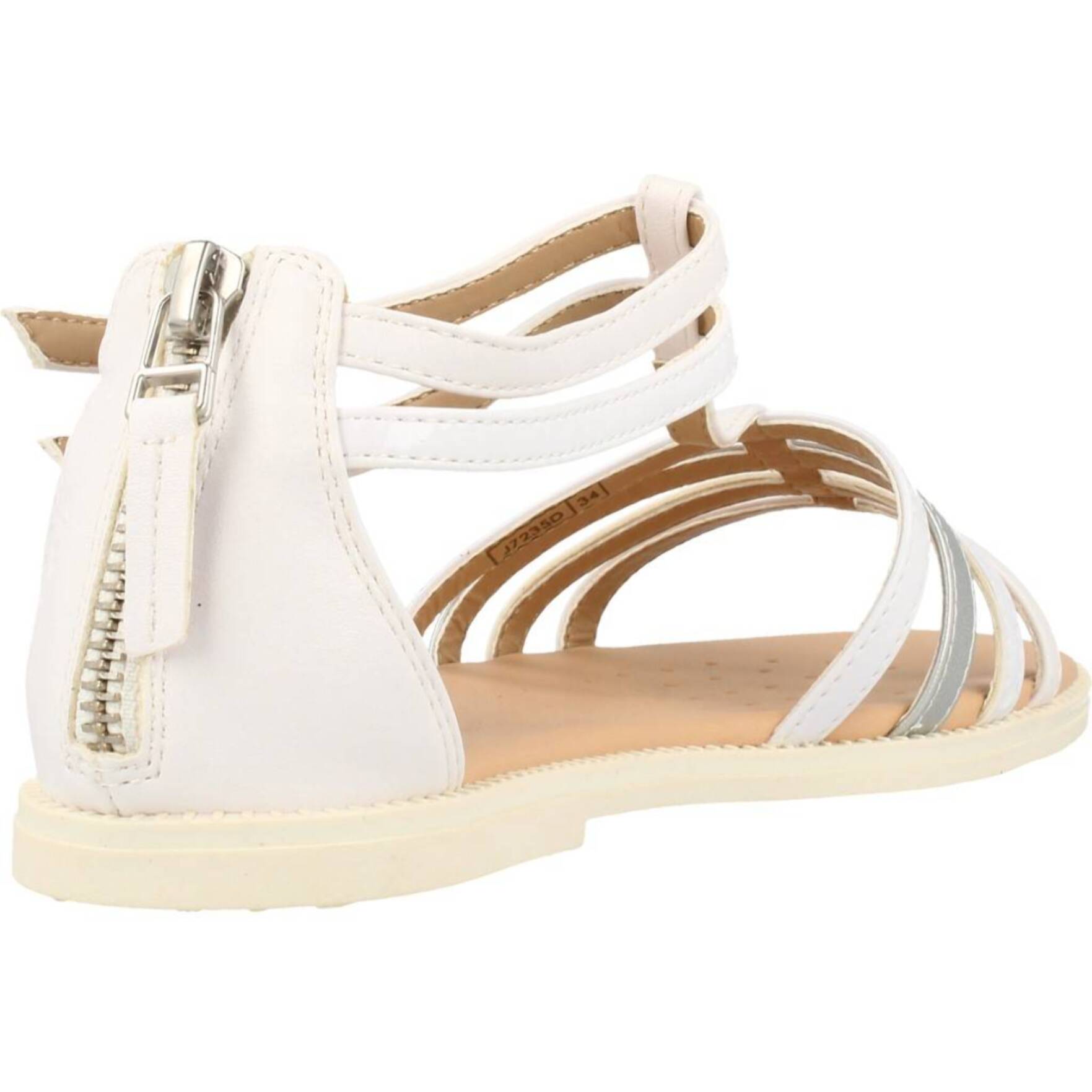Sandalias Niña de la marca GEOX  modelo J S. KARLY G.D BLANCO