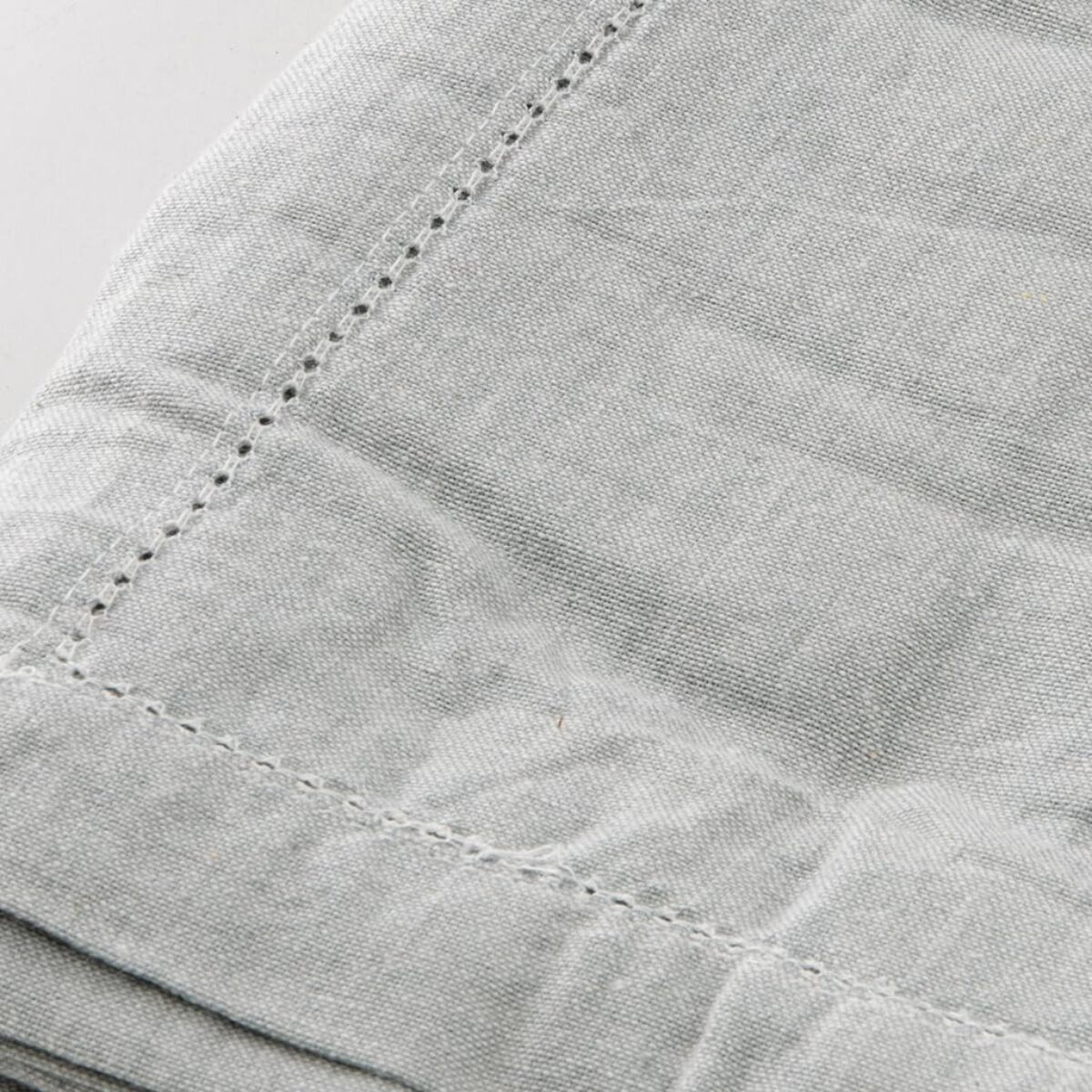 Tovaglia ajour in cotone - GRIGIO MELANGE