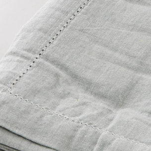 Tovaglia ajour in cotone - GRIGIO MELANGE