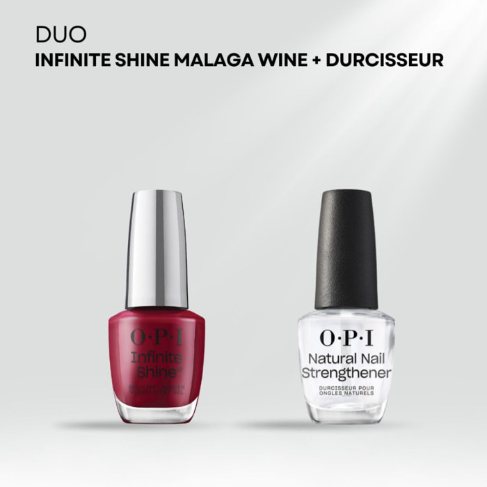 Duo Base Coat et Durcisseur - 15ml Infinite Shine - Malaga Wine - 15ml