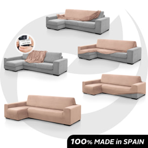 Funda TERCIOPELO ANTI MANCHAS Multi elástica para CHAISE LONGUE modelo VERONICA