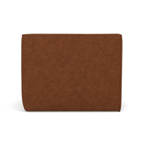 Alya - module d'angle en simili - Cognac