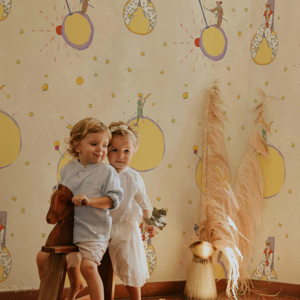 Carta da Parati Ufficiale Il Piccolo Principe Pianeti Personaggi