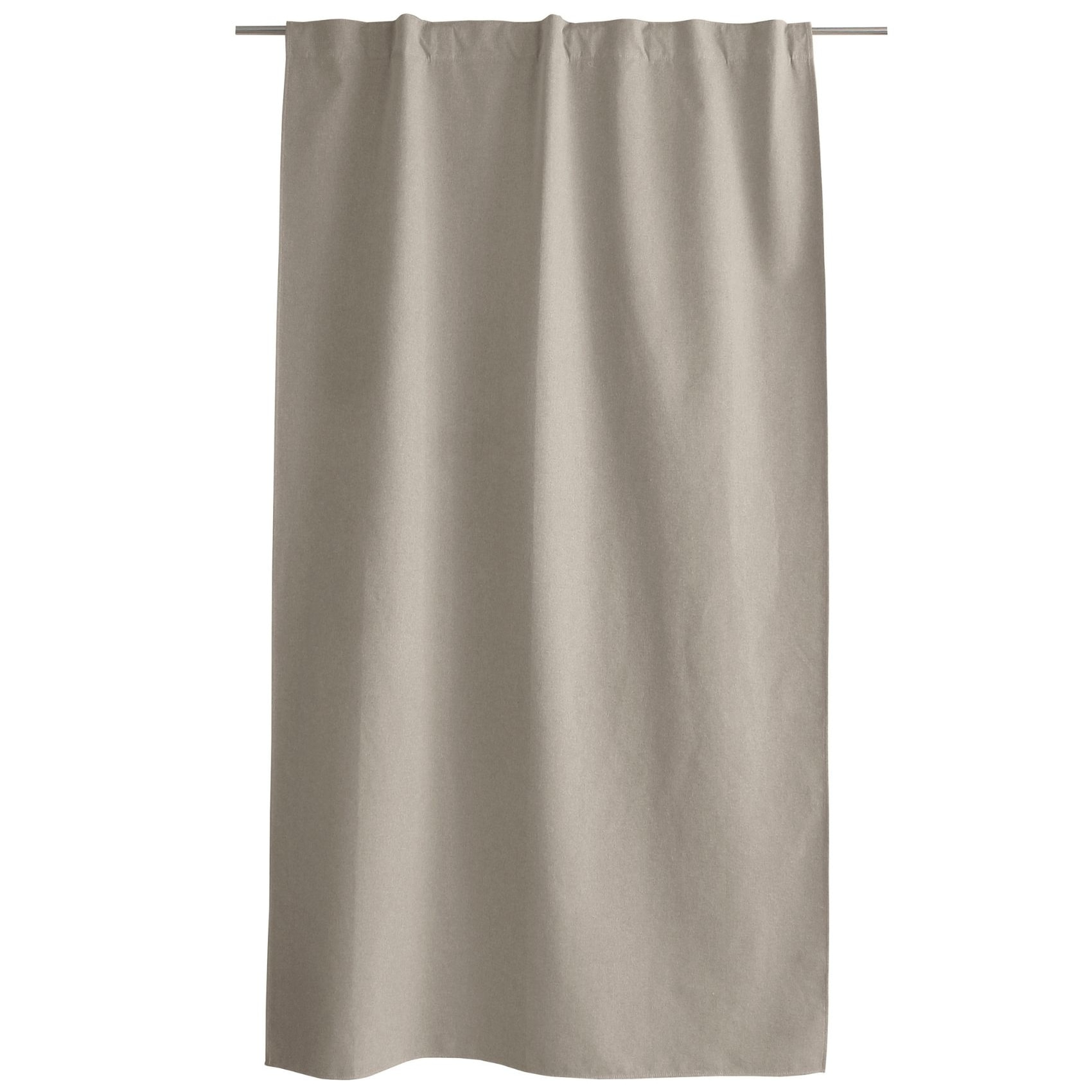 Rideau occultant aspect chambray - Beige