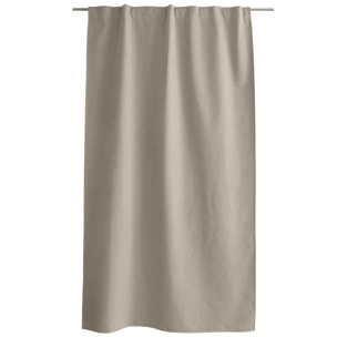 Rideau occultant aspect chambray - Beige