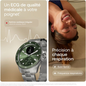 Montre santé WITHINGS Scanwatch Nova verte