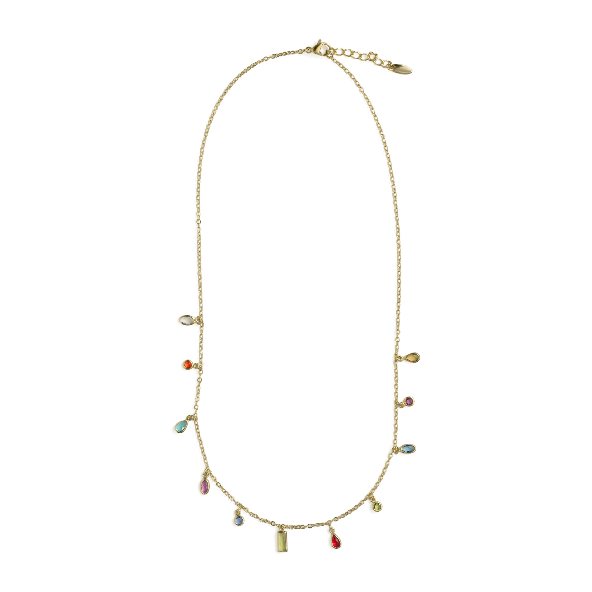 Collar Ayisha acabado oro amarillo 18k