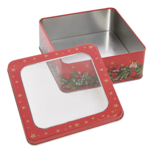 Boîtes à gâteaux Noël carrées