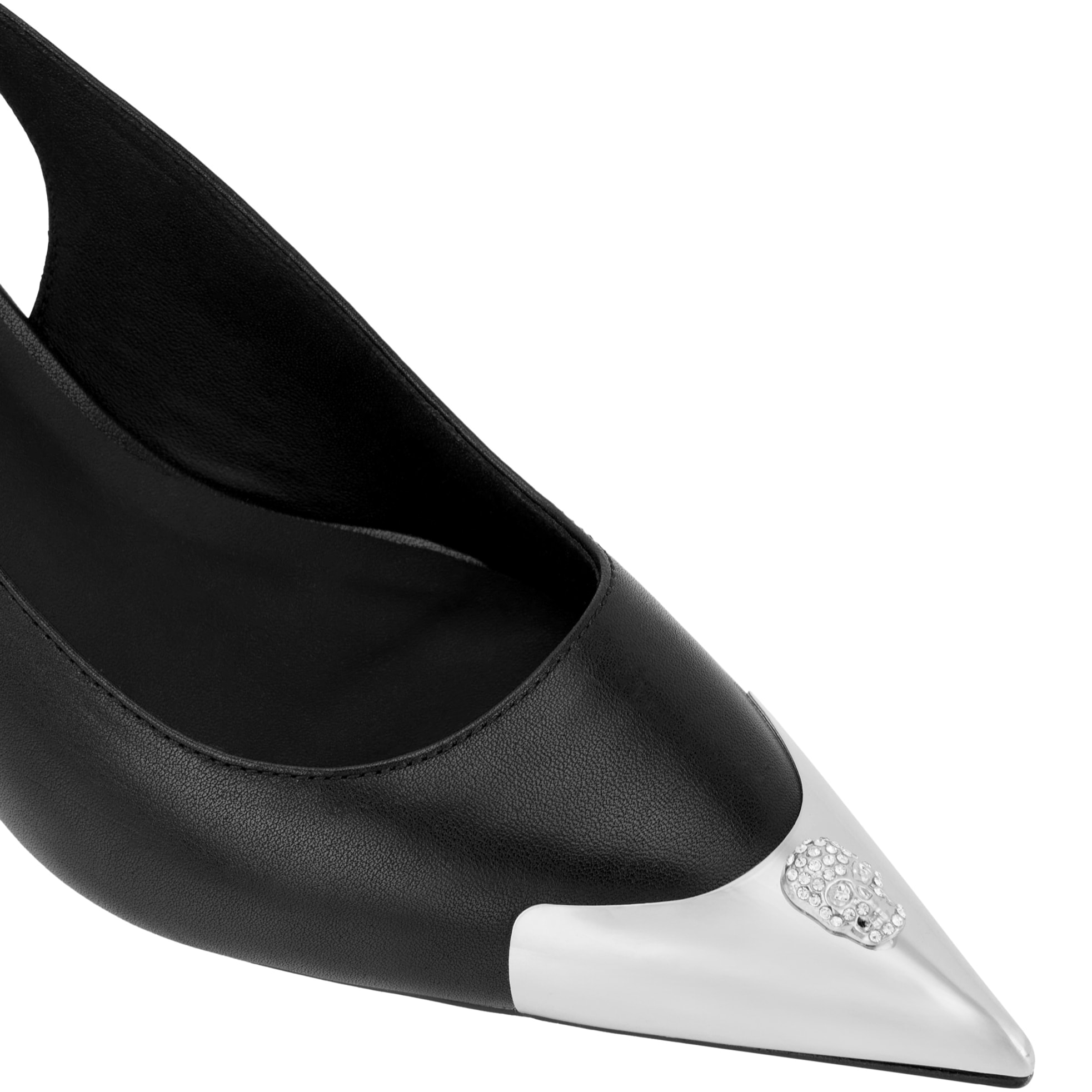 PHILIPP PLEIN Scarpe slingback SKULL