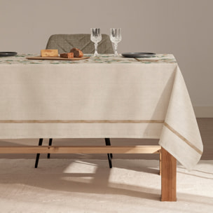 Mantel lino antimanchas estampado Misana Siena