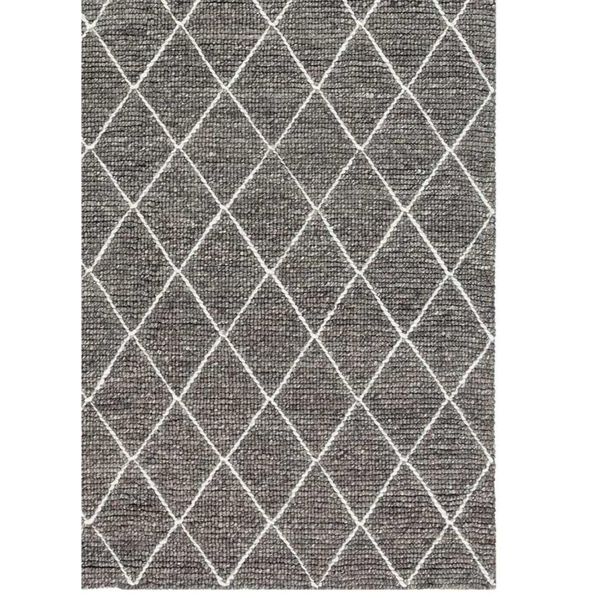 Tapis salon et chambre fait main en laine motif scandinave