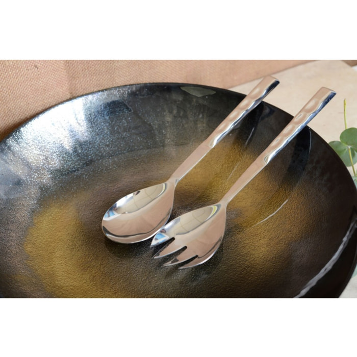 Couverts à salade argent 28.5cm