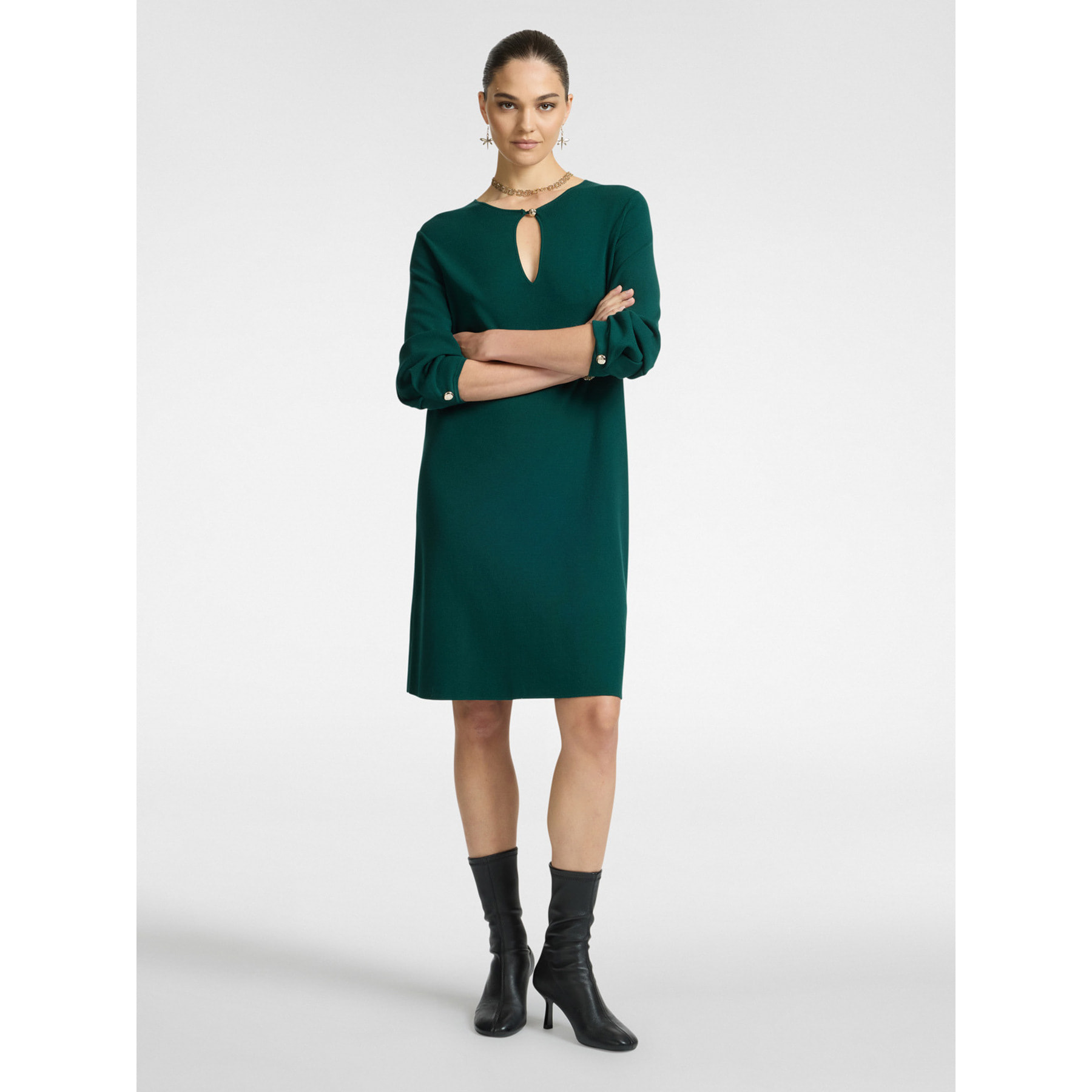 Elena Mirò - Vestido de punto - Verde