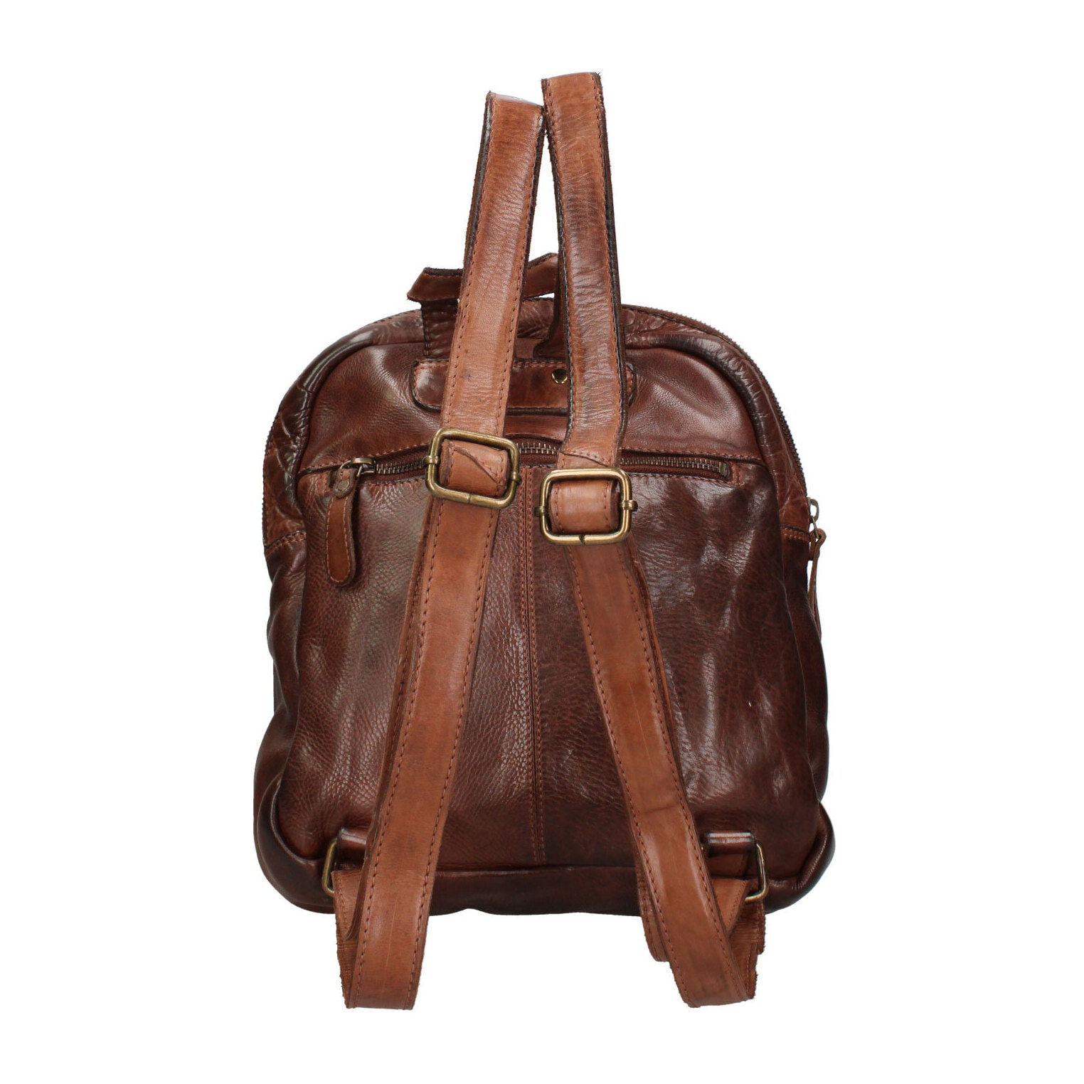 Zaino  da uomo In Vera pelle Made in Italy 24x27x9 cm