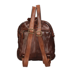 Zaino  da uomo In Vera pelle Made in Italy 24x27x9 cm