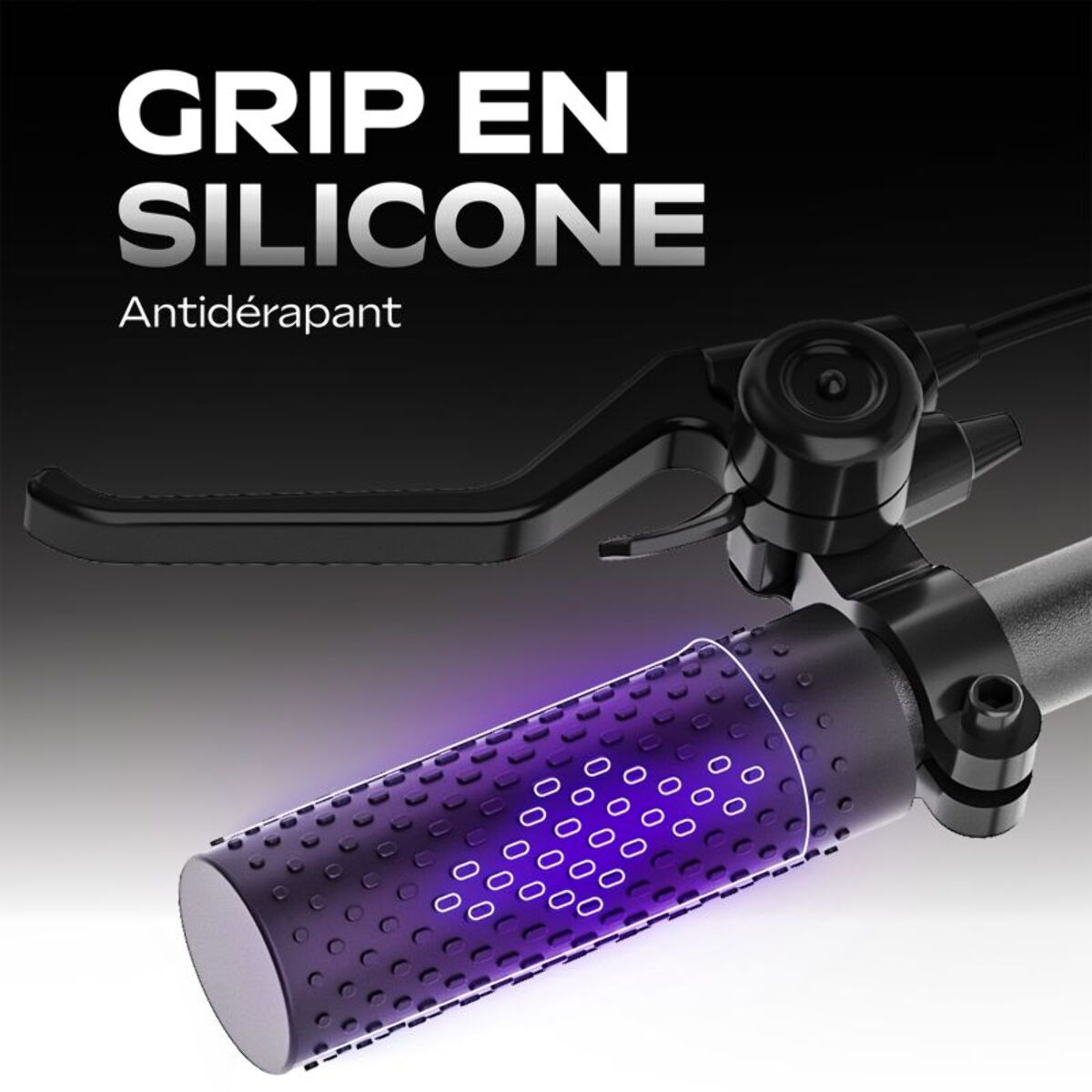 Trottinette électrique 85 - 25 km/h, 20 km d'autonomie, batterie 21,6V 7,8Ah, frein à disque, suspensions confort