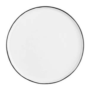 Assiette PURE Ø21,5cm - 4 pièces - Blanc Neige