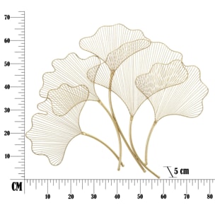 PANNELLO IN FERRO GLAM LEAF CHARME 1921 DORATO