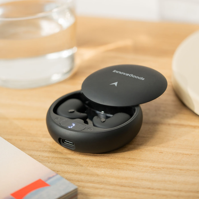 Mini auricolari invisibili per dormire Sonighty - nero - Ø6,3x2,5 cm