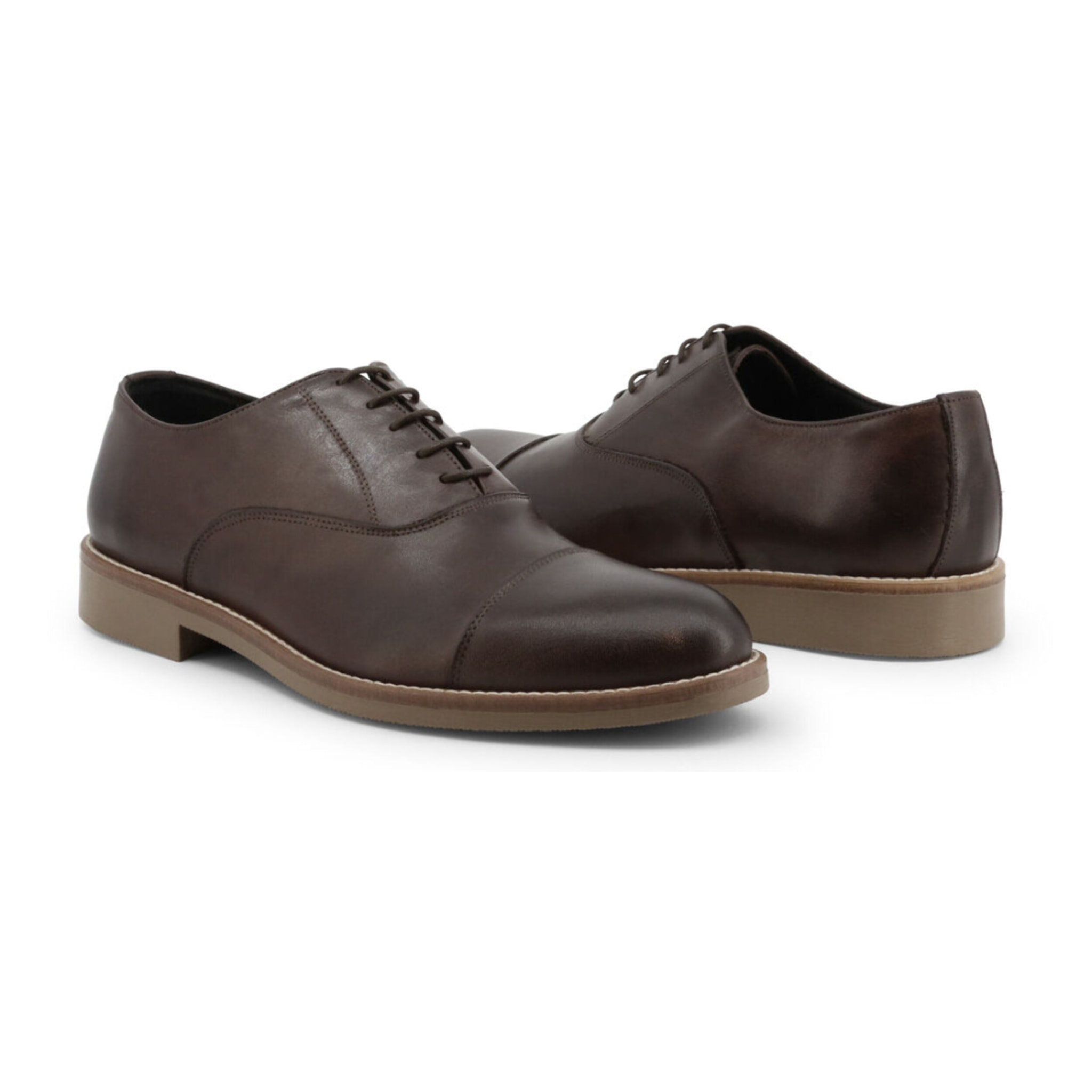 Zapatos Oxford para Hombre - Duca di Morrone Vittorio Leather Brown