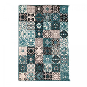 Tapis Revu motif carreaux de ciment