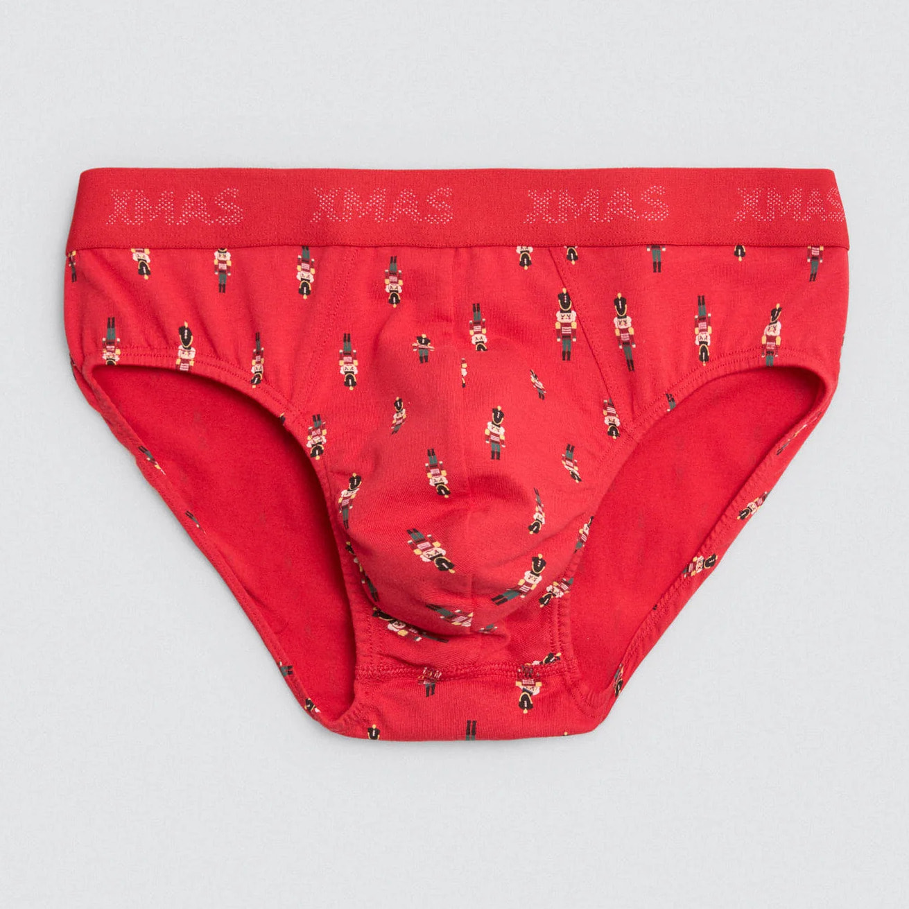 Confezione di slip e calzini con stampa natalizia